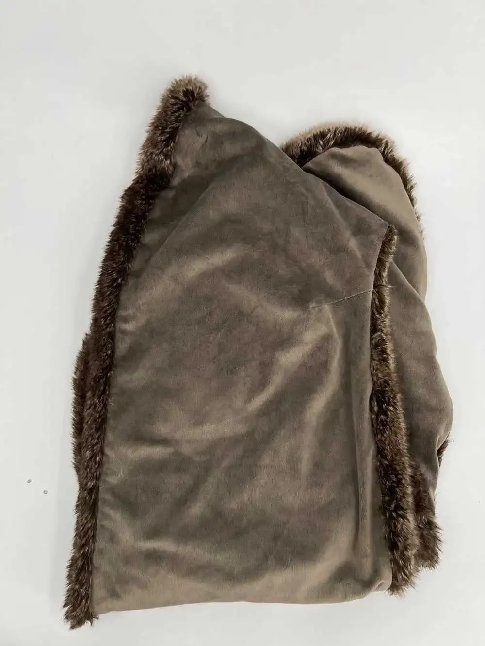 Restoration Hardware Brown Scarf | Polyester Modacrylic OS | Women’s